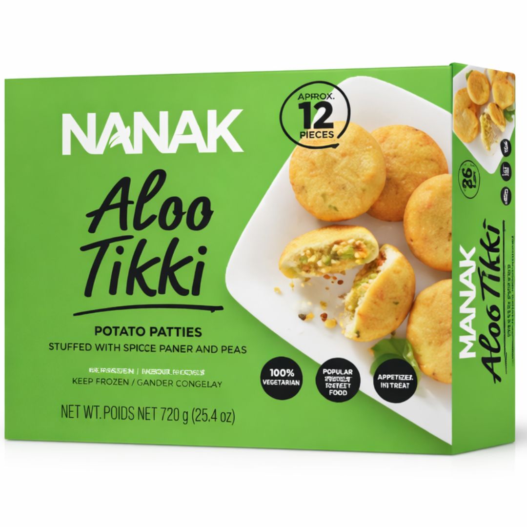 Empanadas de patata y queso (Congelado) | Aloo Paneer Tikki 720g/12pcs. Nanak (Frozen)