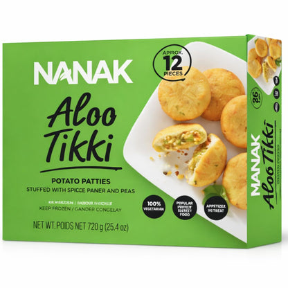 Empanadas de patata y queso (Congelado) | Aloo Paneer Tikki 720g/12pcs. Nanak (Frozen)