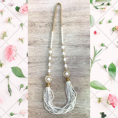 Joyas artificiales Collar largo de perlas | Artificial Pearl Long Necklace