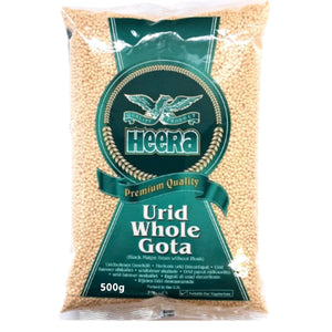 Frijol negro Pelado (Vigna mungo) | Urid Whole Gota 500g Heera