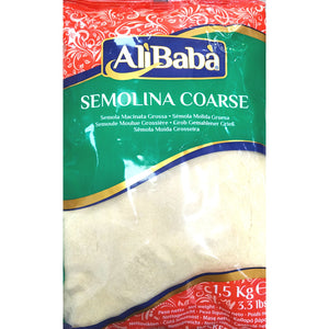 Sémola de Trigo | Coarse Semolina | Sooji /Suji 1.5kg Alibaba
