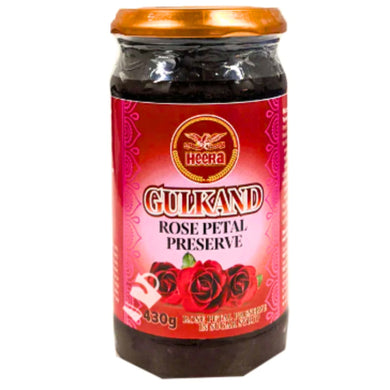 Dulce Mermelada De Pétalos De Rosa | Rose Petal Jam | Gulkand 430g Heera