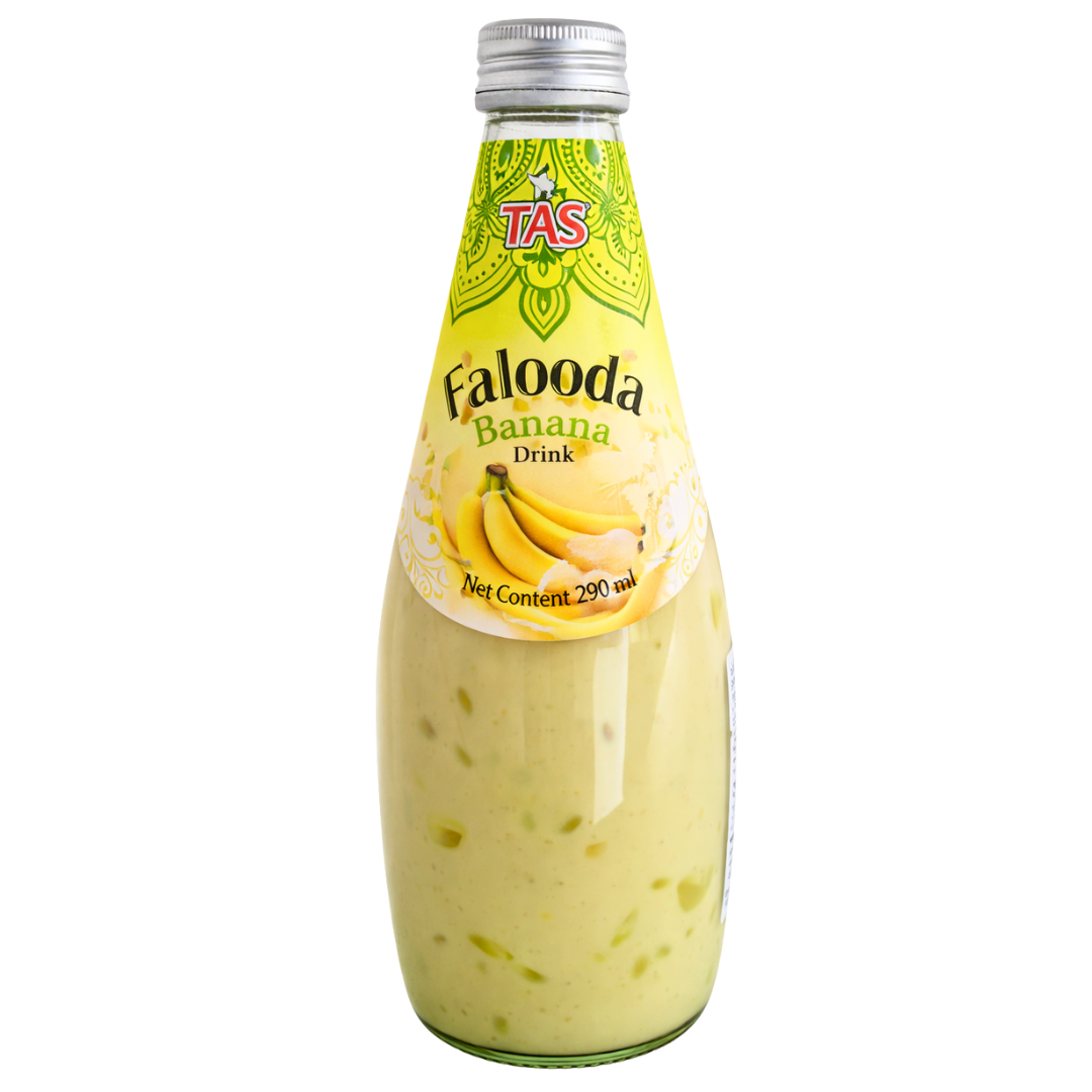Bebida Falooda con sabor a Banana | Banana Falooda Drink 290ml Tas