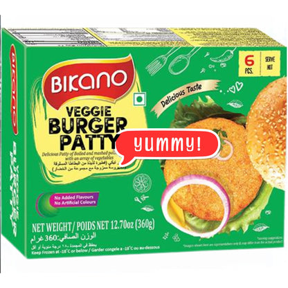 Hamburguesa Vegetariana | Veggie Burger Patty 360g/6pcs. Bikano