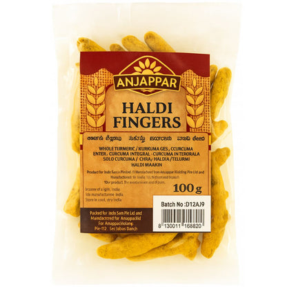 Curcuma (Raiz) | Turmeric Whole 100g Anjappar