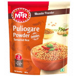 Especias para Arroz de Tamarindo | Tamarind Rice Spices | Puliogare Rice Powder 200g MTR