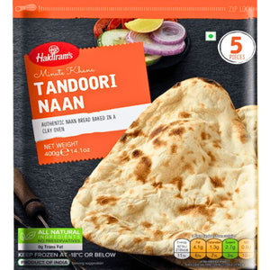 Pan de Naan al horno | Tandoori Naan 400g/5pcs. Haldiram