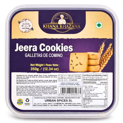 Galletas de Comino | Jeera Cookies (Cumin Biscuits) 200g Khana Khazana