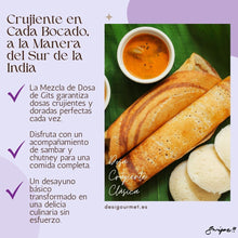 Cargar imagen en el visor de la galería, Golden and crispy classic dosa, made effortlessly with Gits Dosa Mix.