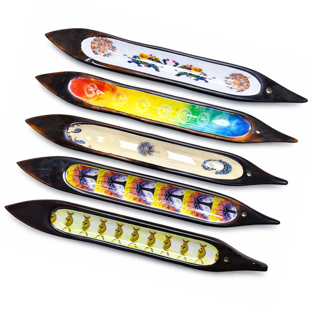 Varilla de incienso soporte en madera | Handcrafted Wooden Incense Stick Holder | Agarbatti Stand Handcrafted