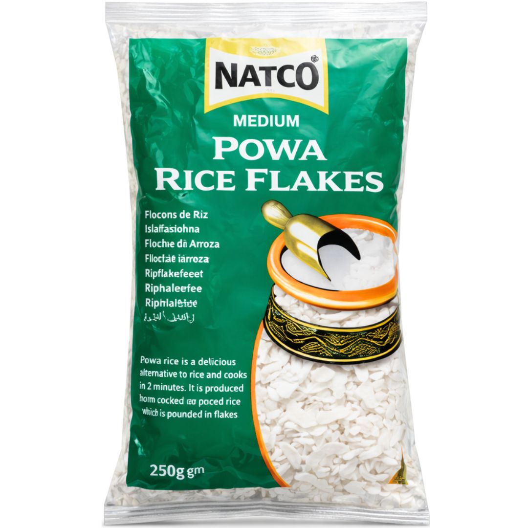 Copos de Arroz | Rice Flakes Medium | Poha Medium 250g Natco
