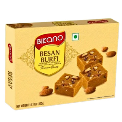 Dulce de besan burfi | Chickpea Fudge | Besan Burfi 400g Bikano