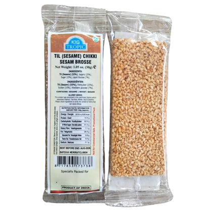 Sweet Sesame Nougat | Chikki Sesame Gajak 30g KRG