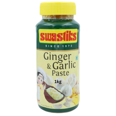 Pasta de Ajo y Jengibre | Ginger Garlic Paste 1kg Swastik