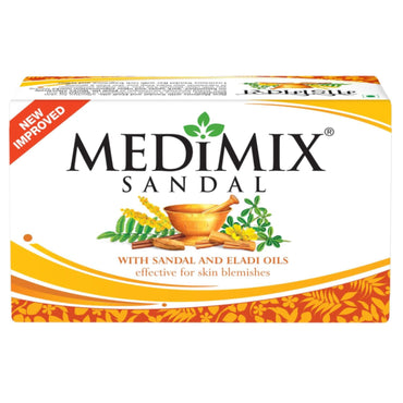 चंदन आयुर्वेदिक साबुन | चंदन आयुर्वेदिक साबुन एलादि तेल के साथ 125 ग्राम मेडिमिक्स