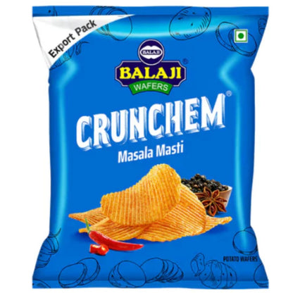 Aperitivos Patatas Fritas Sabor Masala | Potato Chips Crunchem Masala Masti Wafers 150g Balaji