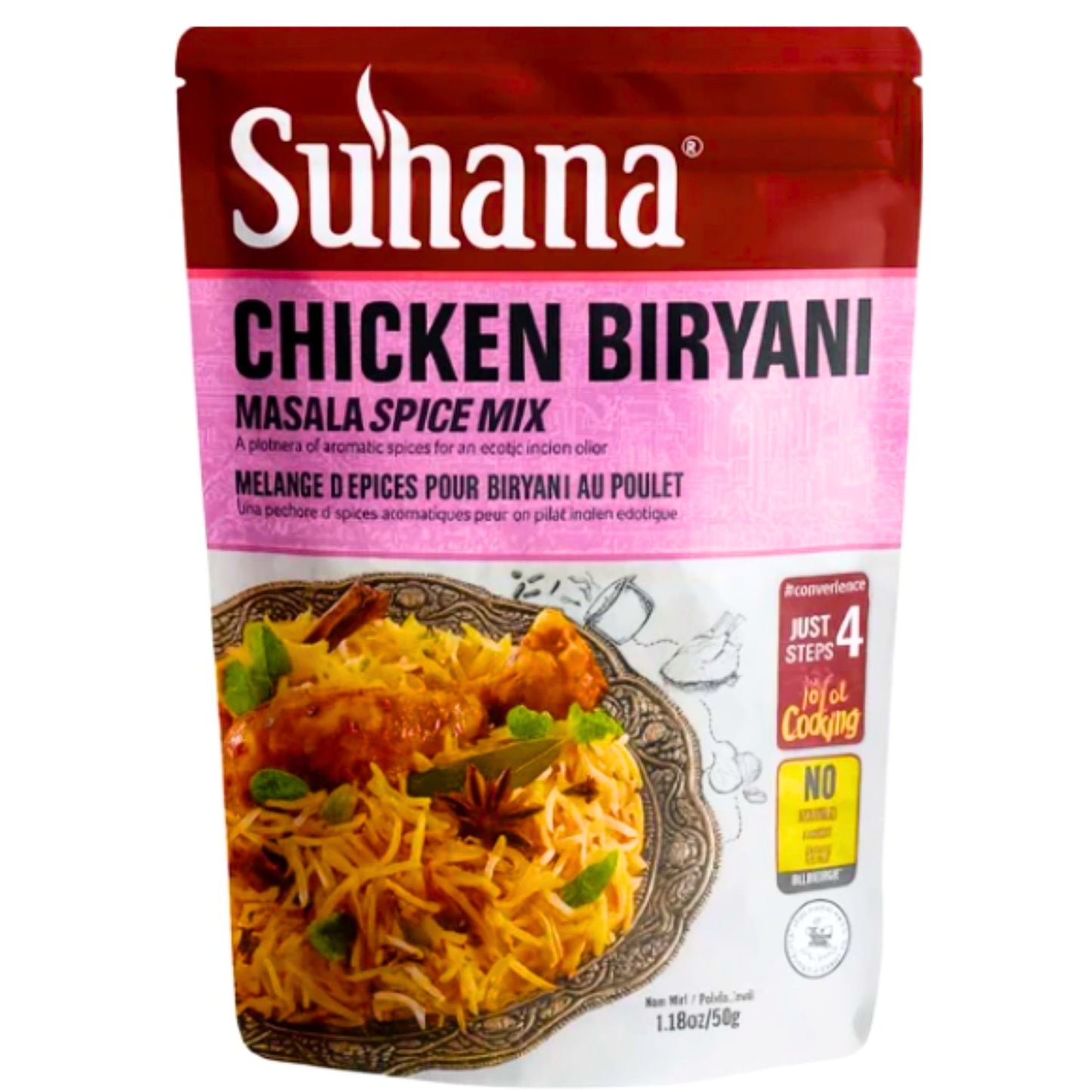 Prepared for Chicken Biryani | Chicken Biryani Mix 50g Suhana