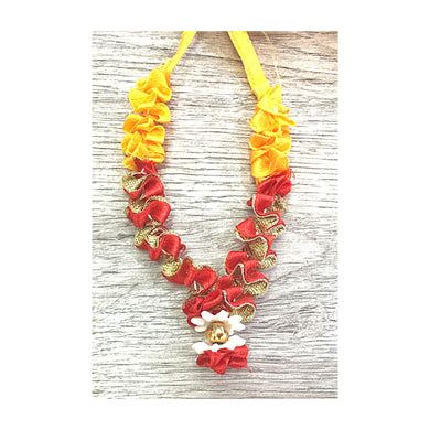 Guirnalda Pequeña de flores artificiales para ídolo Mala para Dios | Small Artificial Flower Garland for God Idol