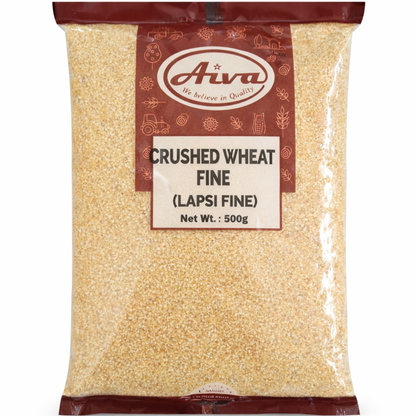 Shredded Wheat (Bulgur) | Crushed Wheat Fine | Lapsi Fine (Daliya) 500g Aiva