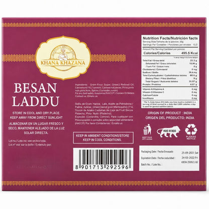 Dulce Besan Laddu | Besan Laddu 400g Khana Khazana