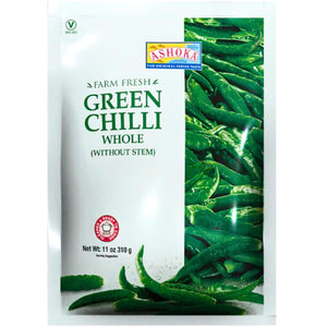 Guindilla Verde congelada | Green Chilli Frozen 310g Ashoka