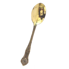 Cargar imagen en el visor de la galería, Cuchara de cobre antigua | Traditional Antique Copper Spoon Small Size