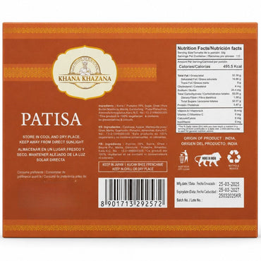 Dulce de Pastel Harina de Garbanzos | Patisha 350g Khanza Khazana