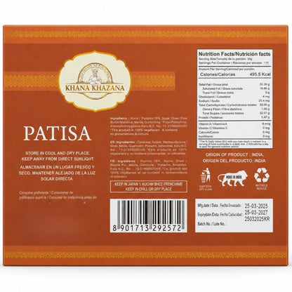 Dulce de Pastel Harina de Garbanzos | Patisha 350g Khanza Khazana