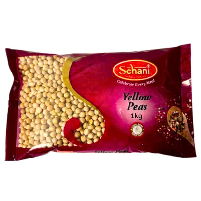 Guisantes Amarillos Pelados (Pisum Sativum) | Whole Yellow Peas 1kg Schani