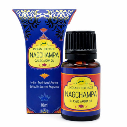 Aceite aromático de Nagchampa | Nagchampa Fragrant (Aroma) Oil 10ml Indian Heritage