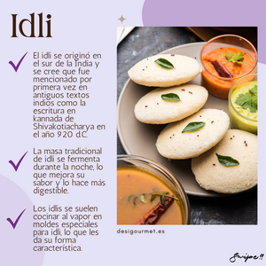 El Idli dosa batter mix 500g simplifica cómo hacer dosa e idli con una consistencia perfecta.