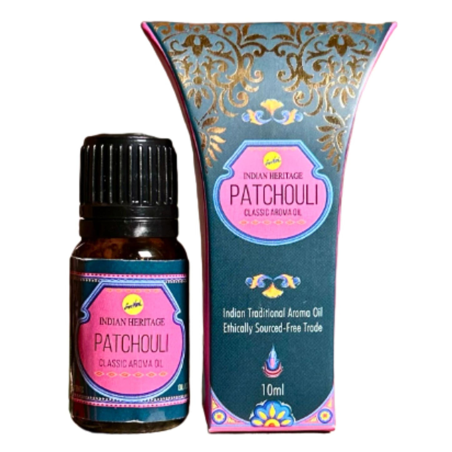 Aceite aromático Patchouli | Patchouli Fragrant (Aroma) Oil 10ml Indian Heritage