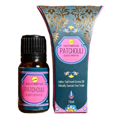 Aceite aromático Patchouli | Patchouli Fragrant (Aroma) Oil 10ml Indian Heritage