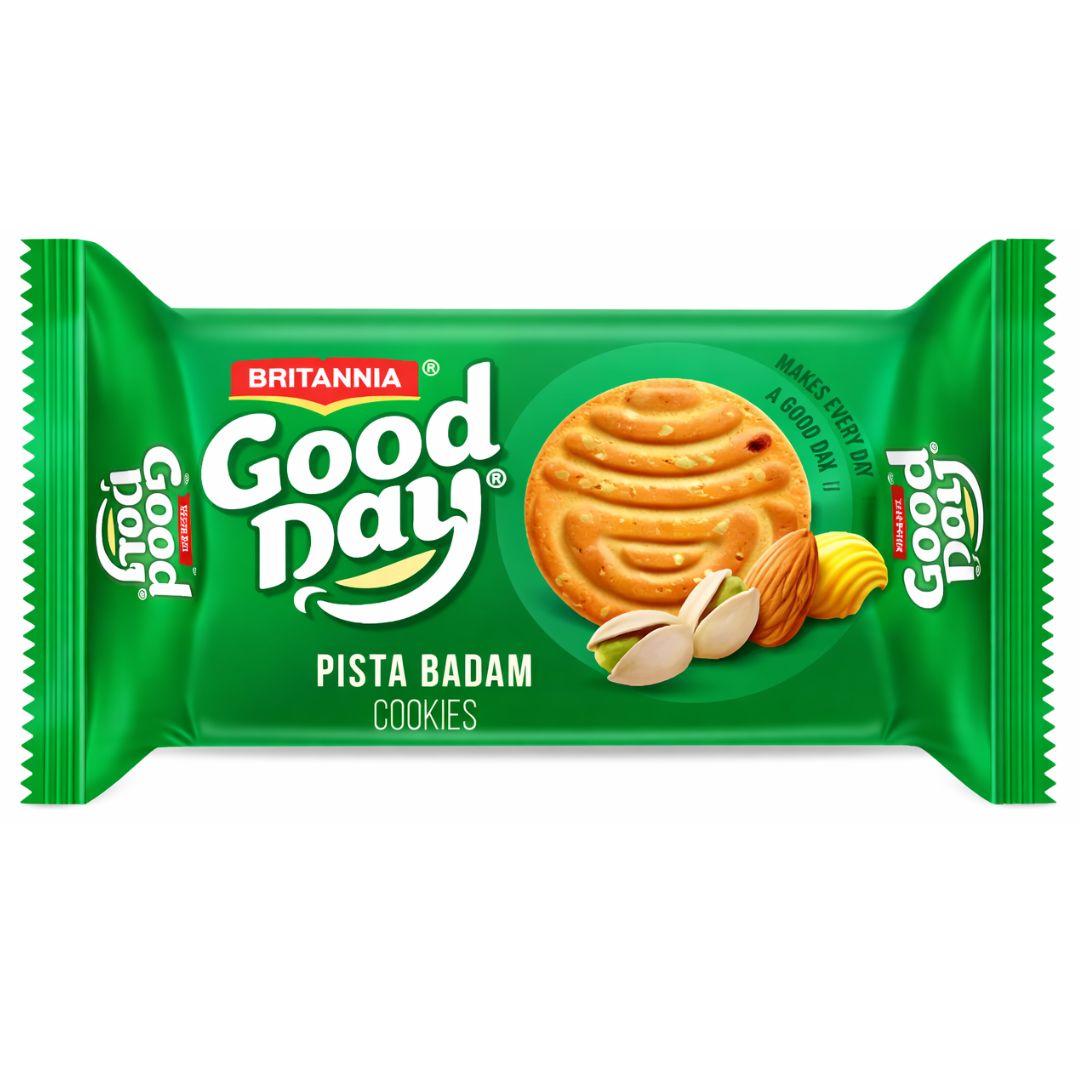 Galletas de pistacho y almendra | Good Day Pista Almond Cookies 75g Britannia