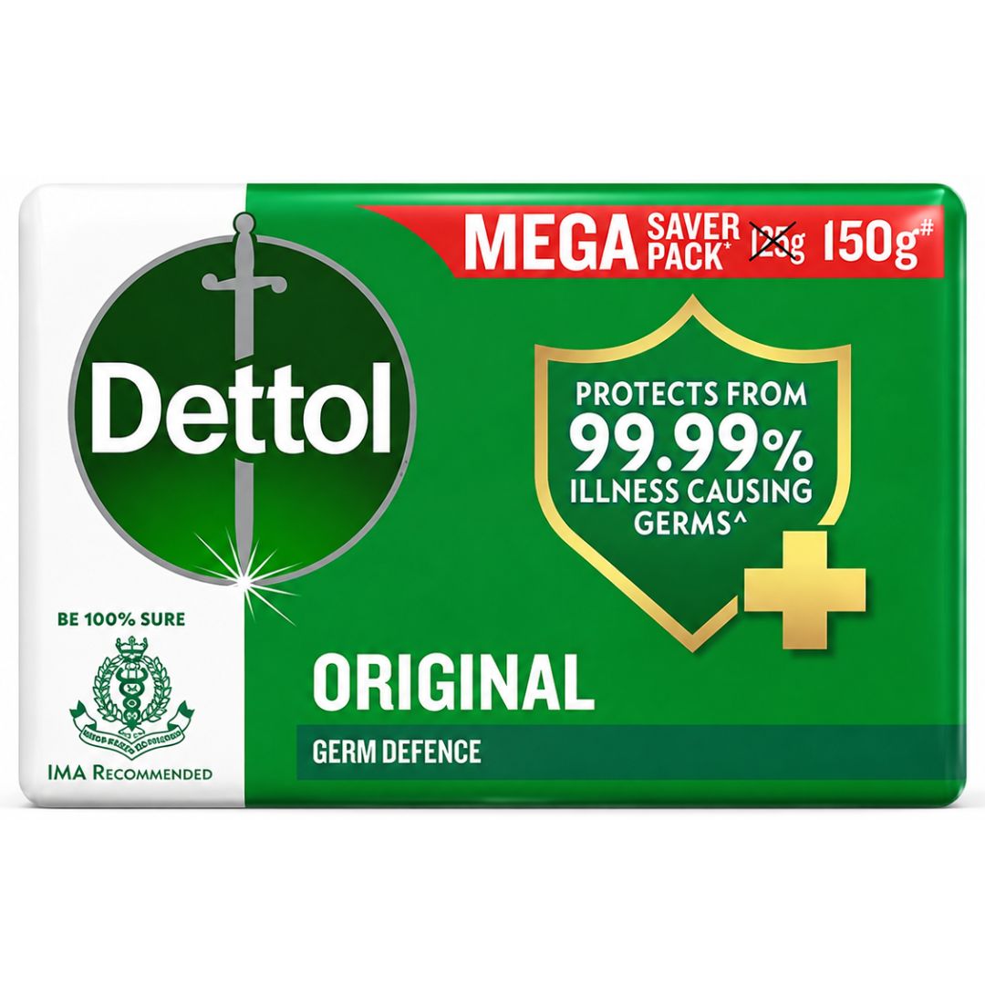 Jabón antiséptico Dettol | Dettol Soap Original 150g