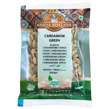 Cardamomo Verde | Green Cardamom 200g Khana Khazana
