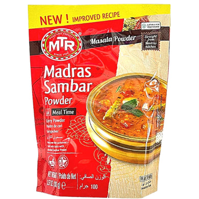 Especias para Guiso de Verduras y Tamarindo | Madras Sambar Powder 100g MTR