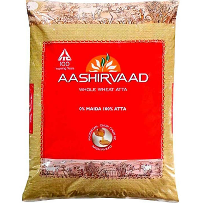 Harina de Trigo para Chapati | Wheat Flour for Chapati 5kg Aashirvaad Chakki Atta