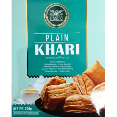 Pasteles salados de Hojaldre y Plano | Khari Puff (Biscuits) Plain 200g Heera