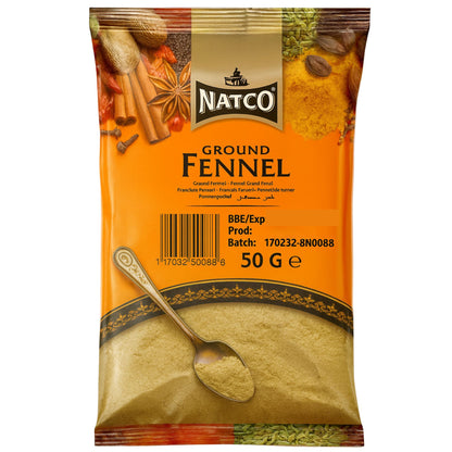Hinojo en Polvo | Fennel Powder 50g Natco