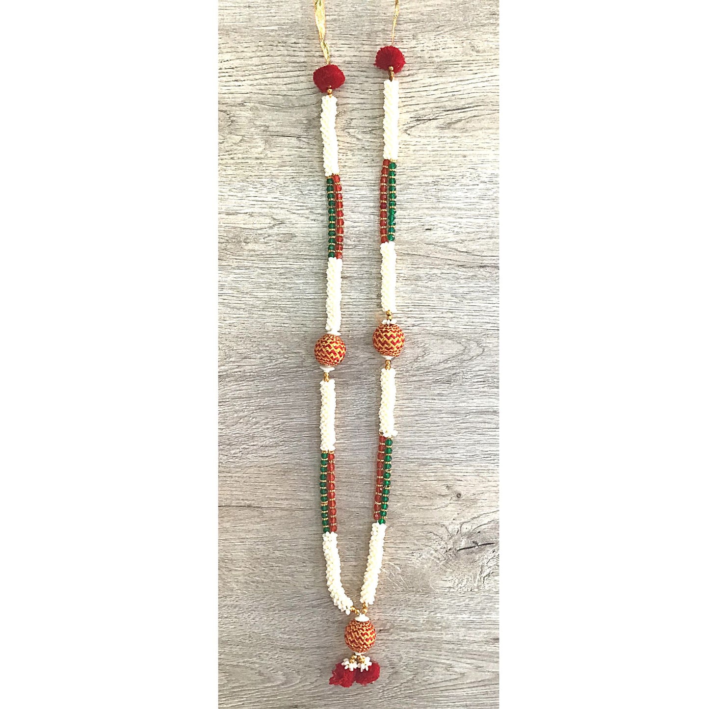 Medium Pearl Garland | Medium Artificial Flower Multipurpose Garland (Mala)
