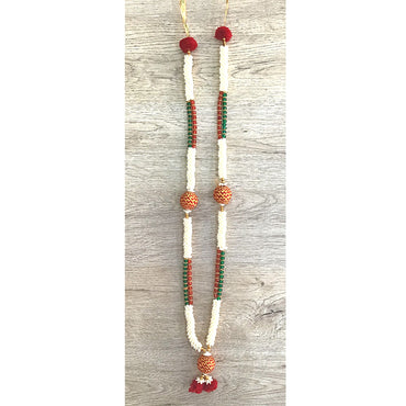 Medium Pearl Garland | Medium Artificial Flower Multipurpose Garland (Mala)