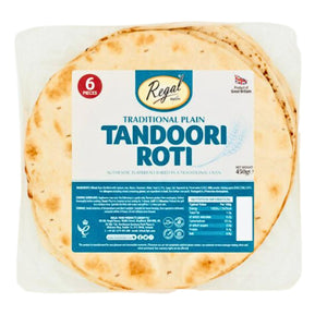 Pan de Roti al horno | Tandoori Roti (Frozen) 450g/6pcs. Regal