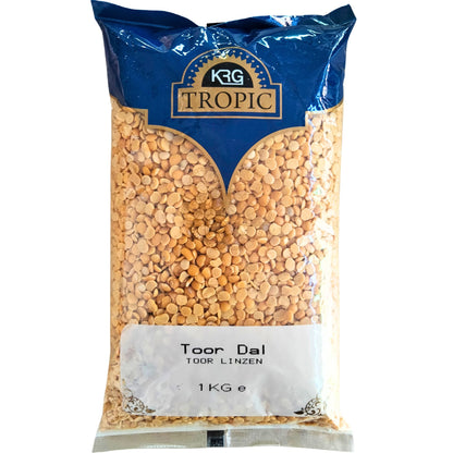 गंडुल बीन (कैजानस काजन) | अरहर दाल | तुअर दाल सादी 1 किलो केआरजी