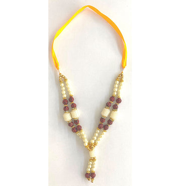 Small Artificial Flower Garland for Idol Mala for God | Small Artificial Flower Multipurpose Garland (Mala)