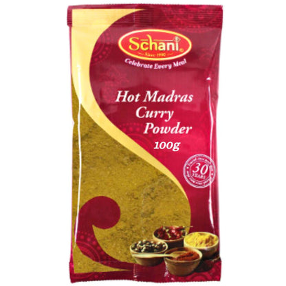 Curry De Madras Picante | Madras Curry Powder Hot 100g Schani