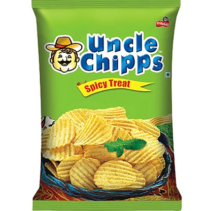 Aperitivos patatas fritas | Uncle Chips Spicy Treat 55g