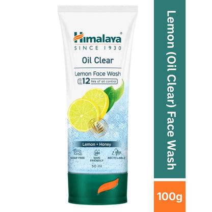 Limpiador facial de limón (aclarante con aceite) | Lemon (Oil Clear) Face Wash 100ml Himalaya