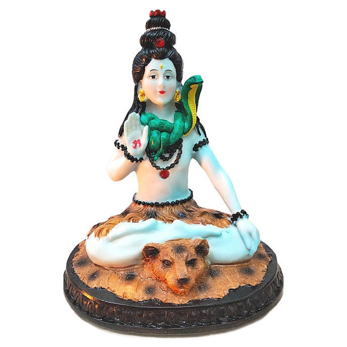 Estatuas de Señor Shiva (ídolo) en mármol blanco | Lord Shiva Statue in colourful Marble (Idol)