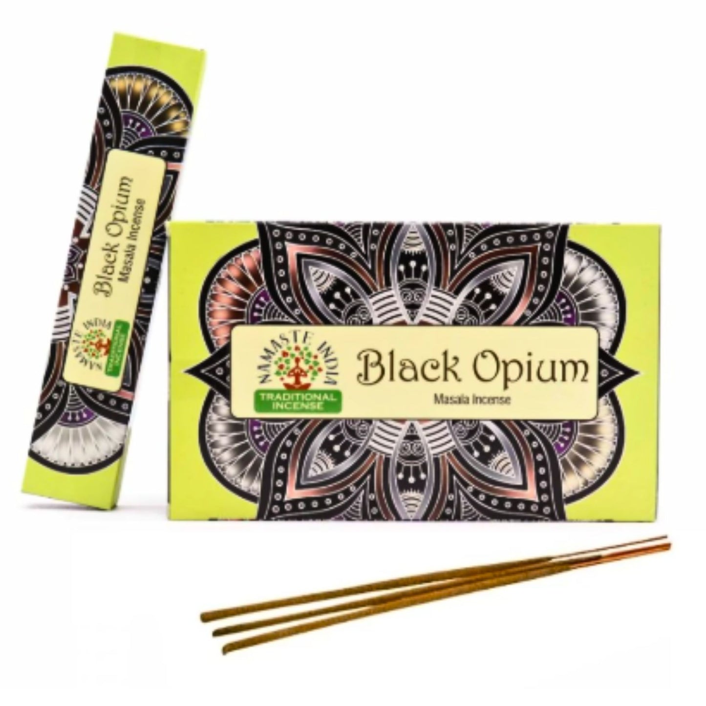 Incienso | Incense Stick Black Opium (Masala Agarbatti ) 15g Namaste India